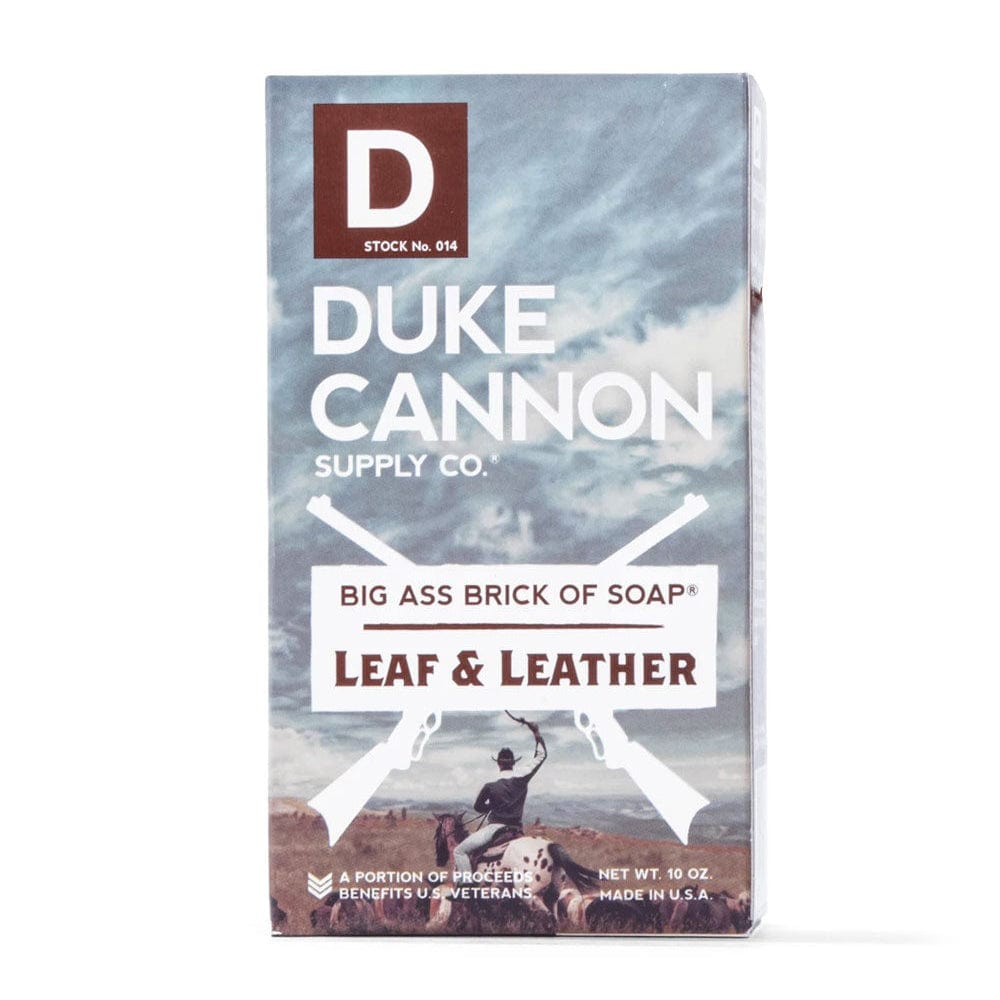 Duke Cannon Big Ass Brick of Soap - Leaf & Leather