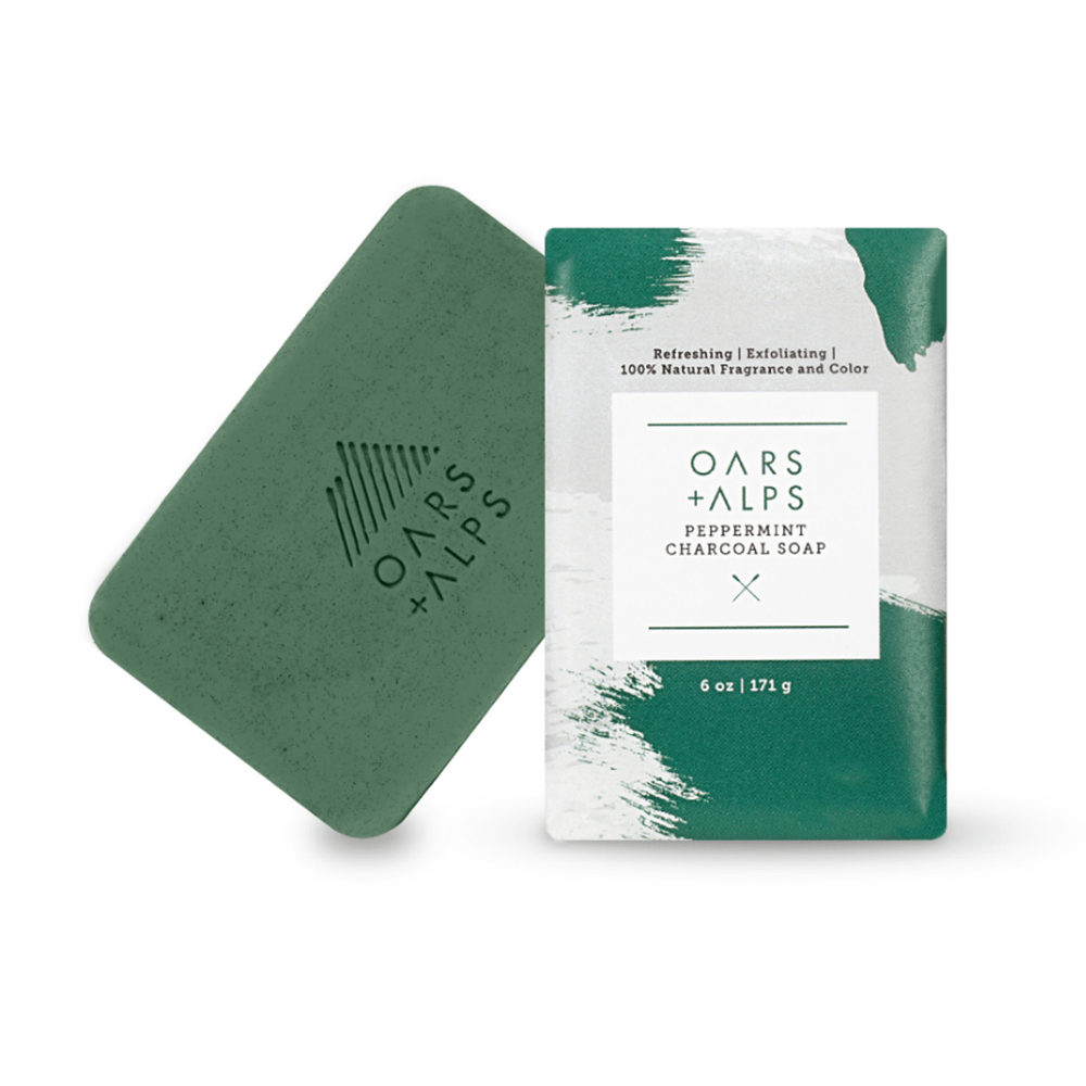 Oars + Alps Peppermint Charcoal Bar Soap