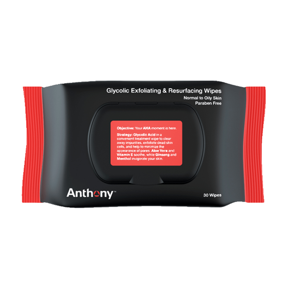 Anthony Glycolic Exfoliating & Resurfacing Wipes