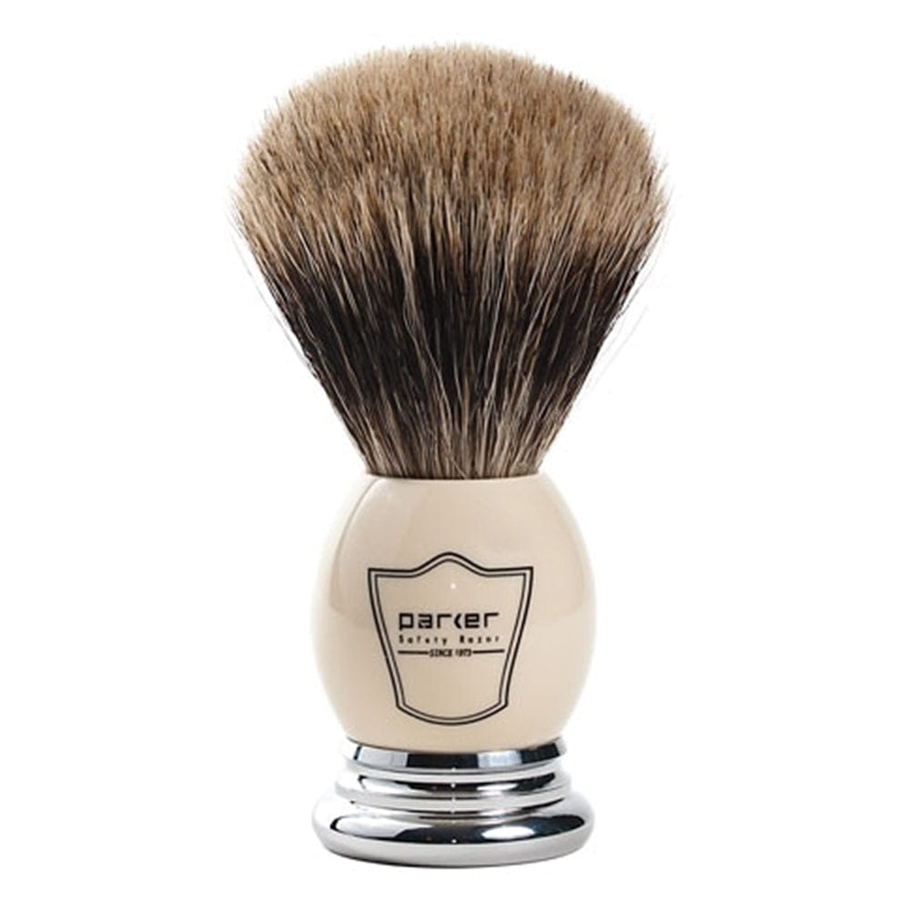 Parker Deluxe Pure Badger Shaving Brush